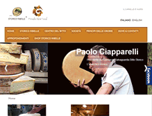 Tablet Screenshot of formaggiobitto.com